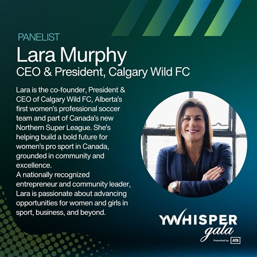 YW Calgary | Meet Lara Murphy, co-founder, President & CEO of Calgary Wild FC and a builder of bold futures for women in sport. From launching... | Instagram