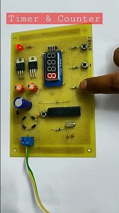 Timer and Counter #electronic #automation #project #solar #handmade #reels #diy #5minutecrafts