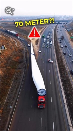 70-Meter Windmill Propeller. Transported by Truck! 😱