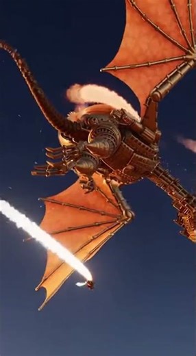 Steampunk Pilot vs. Gear Dragon: Epic Aerial Battle In The Clouds #minecraft