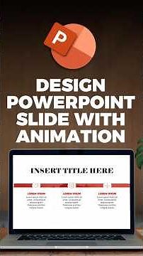 Design & Animate a Professional PowerPoint Slide Step by Step Tutorial