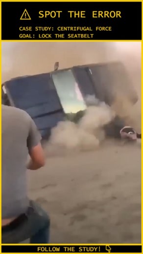 Human.Error.Study on Instagram: "ANALYSIS: The Barrier Caught the Tires. The Roof Caught the Driver. ⚠️ Video Credit: Viral / Off-Road Event Case File: 272-SUV-EJECTION Subject: Custom Jeep/SUV Operator Status: Critical Impact Trauma The Tactical Analysis: The Oversteer Trigger: At 0:04, the driver loses the rear end and attempts to correct, but the vehicle's momentum carries it sideways into the tire barrier. The tires act as a "fulcrum," grabbing the chassis and initiating a violent trip-over 