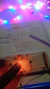 Nor gate with transistors #gate#circuit