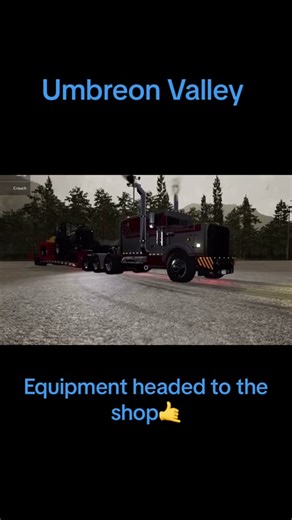 Lowbedding goes hard😎#logging #fs22 #farmingsimulator22 #buncher #skidder #buttontop #bclogging #fyp #goviral #kenworth #peterbilt #johndeere