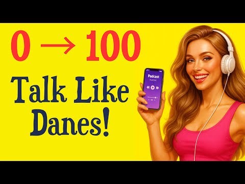 Learn 100 Danish Daily Routines | A2-B1 Level | 10-Day Shadowing Method
