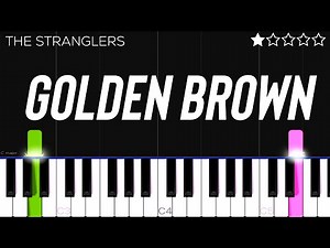 The Stranglers - Golden Brown | EASY Piano Tutorial
