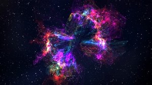 Rainbow Nebula 4k Motion Background