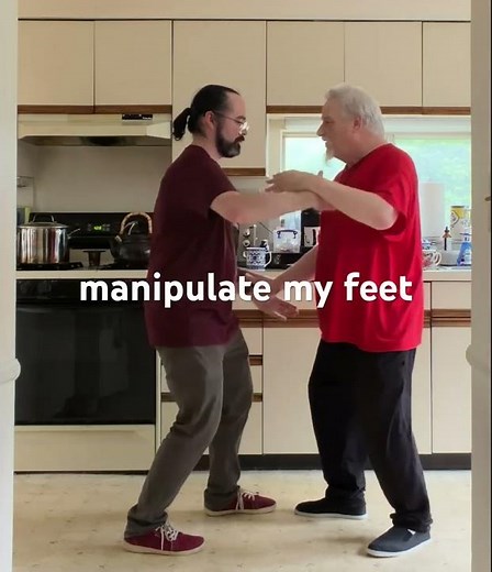 Manipulate my feet through my arms