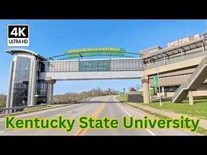 Driving Through Kentucky State University Campus in 4K 🚗 | Scenic HBCU Tour in Frankfort, KY