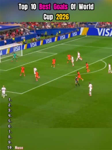 Top 10 Best Goals of World Cup 2026