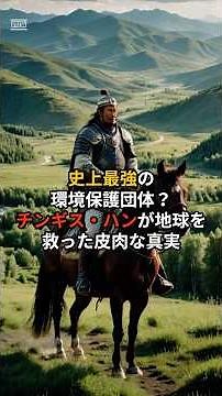 史上最強の環境保護団体？チンギス・ハンが地球を救った皮肉な真実 #歴史