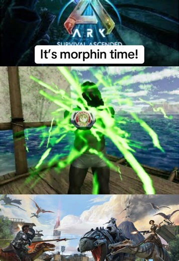 DOPE Power Rangers Mod in Ark Ascended Gameplay