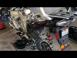 Bmw K1600 GTL coil replacement diagnostic and heatech quick shifter.