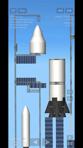 SFS ROCKET DESIGN BIG BOX 🎁 #sfs #spaceflightsimulator #shortvideo #automobile #spacesuccess