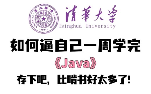 清华大学独家出版Java全套基础教程 实用干货！！编程小白入门备选Java javaSE 等全套基础课程