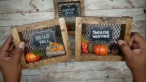 9.6K views · 286 reactions | These DIY mini shadow boxes are super cute decorated with all of your Fall minis! ️ | She So CraftDee | Facebook