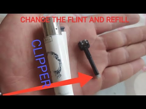 How to refill clipper lighter