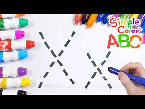 For preschoolers and kids | Learn the letter X by listening to, writing, and coloring nursery rhymes