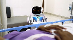 144K views · 265 shares | How do you protect doctors and patients from infection in the midst of the COVID-19 pandemic? This hospital in India is using robots. This Great Big Story was made possible by Accenture in India. | Great Big Story | Facebook