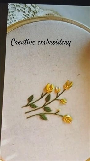 creative embroidery # simple embroidery # style embroidery # short design