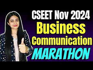 FREE CSEET Business Communication Video Lectures | CSEET Business Communication Classes Nov 2024