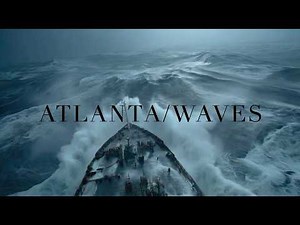 Atlantic Waves | AI Cinematic Video (Immersive Sound & 4K) #OceanWaves #NatureSounds #4K