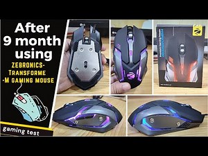 After 9 month using - ZEBRONICS-Transformer-M with a High-Performance 6 Buttons gaming mouse review