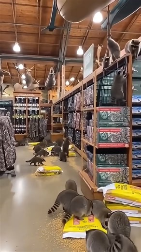 This just in—Bass Pro Shop in Denham Springs has been infiltrated by a highly organized crime syndicate of raccoons and they are looting the place with terrifying efficiency. Baton Rouge residents are seeing things they never imagined possible as hundreds of trash pandas climb the shelves to steal deer corn and jerky, bringing the entire retail store to a screeching, terrified halt. Louisiana has always been wild, but the behavior of these raccoons today pushed the limits of what anyone consider