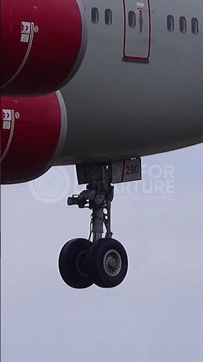 747 HEAVY Landing Gear Close-up! ✈️ 4K ASMR