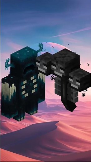 Warden vs all mutant mob. #minecraft #warden | ☠️💯