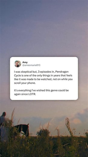 This is your sign to get off your phone and watch The Pendragon Cycle 👀 Link in bio to watch ⚔️ #ThePendragonCycle #Pendragon #Fantasy #LOTR | DailyWire