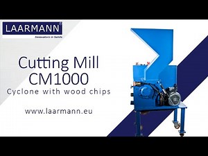 Cutting Mill 1000 - Cyclone with wood chips