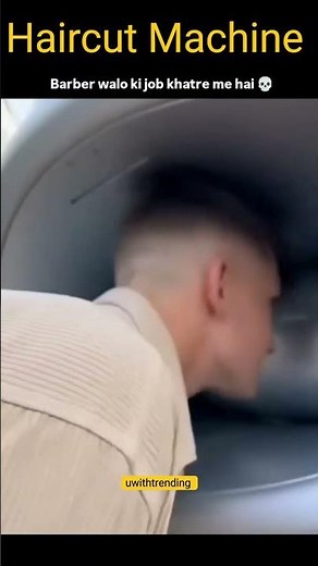 “This Machine Can Cut Hair Better Than Humans! 🤯✂️ The Future of Barbers!” #fyp