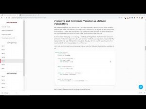 25. Java Helsinki Uni MOOC programming 1 part 5! Primitive and reference variables