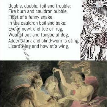🧑‍🎓Witches' chant from Macbeth; Double, double, toil and trouble! Ano sensei #shorts 👀