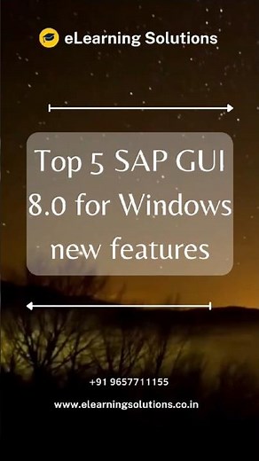 TOP 5 SAP GUI 8.0 FOR WINDOWS NEW FEATURES | SAP GUI 8.0 | eLearning Solutions .