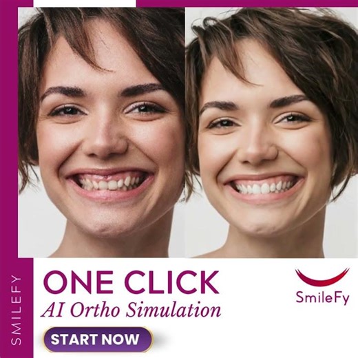 Dentists: Stop Explaining. Start Showing.ONE-CLICK AI Smile Simulation turns “Maybe” into “Yes”.