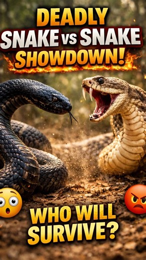 Deadly Snake vs Snake Showdown 🐍🔥 #youtubeshorts #usashorts