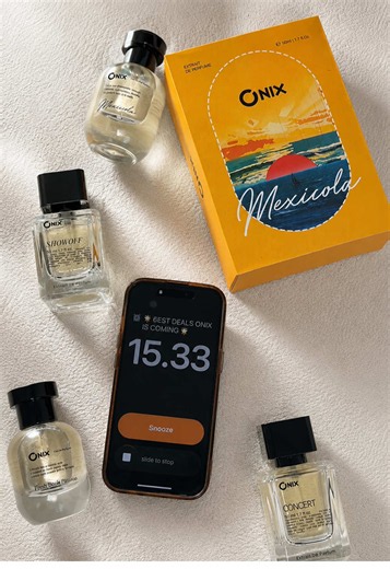 6EST DEALS 5 - 8 June 2026 Enjoy up to 80% OFF selected ONIX fragrances and discover the scent that feels most like you. ✨ Extrait de Parfum from 150K 🔥 Exclusive LIVE on Flash Sale Your next signature scent is waiting. Shop Now! #onixfragrance #boostyourday