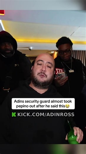 Adins security almost took out pepino after he said this😭 #adinross