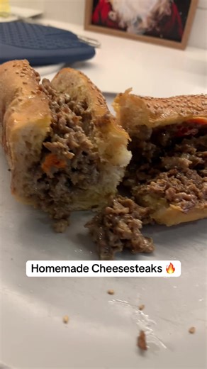 Delicious Homemade Cheesesteaks Recipe