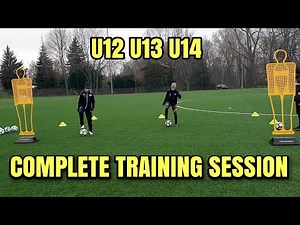 Complete Training Session 🔥🇩🇪⚽️ Soccer Training Ideas 👉 U12 - U13 - U14