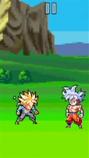Goku vs trunks who is stronger🤔 #shorts #viral #powerwarrior