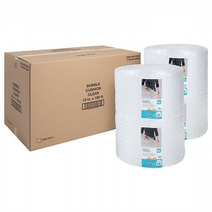 Pen Gear Bubble Cushion, Clear Large Bubbles, 5/16 in., 12 in. x 100 ft., 4 Pack