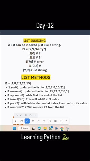 Unfiltered_Coder on Instagram: "Learning python 🐍 (list ) @unfiltered_.coder #ai #programming #coding #python #ad"