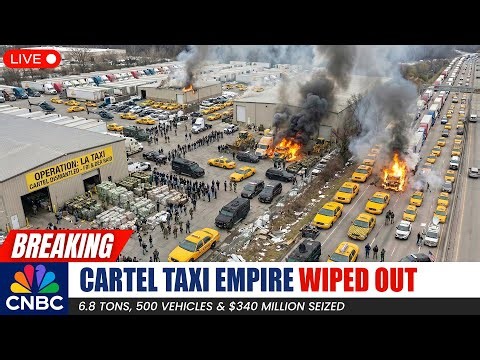 1 MIN AGO: DEA & FBI STORM Los Angeles Taxi Empire — 6.8 Tons, 500 Vehicles & $340 Million SEIZED