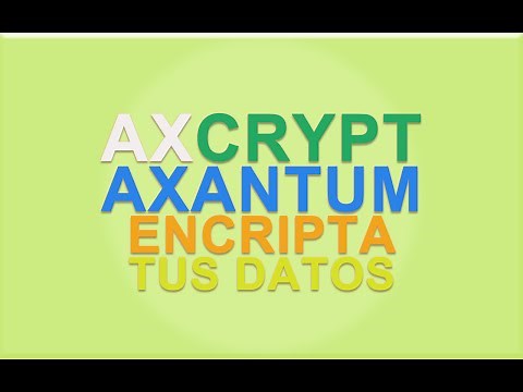 AxCrypt Axantum: Encripta tus datos.