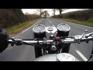 Norton Atlas second test run after full engine rebuild.