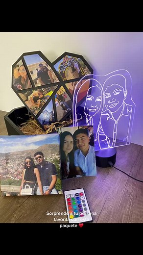 Caja Corazón con Lámpara LED: Regalo Perfecto