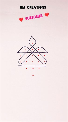 🌺#simple #beginners #kolam🌺